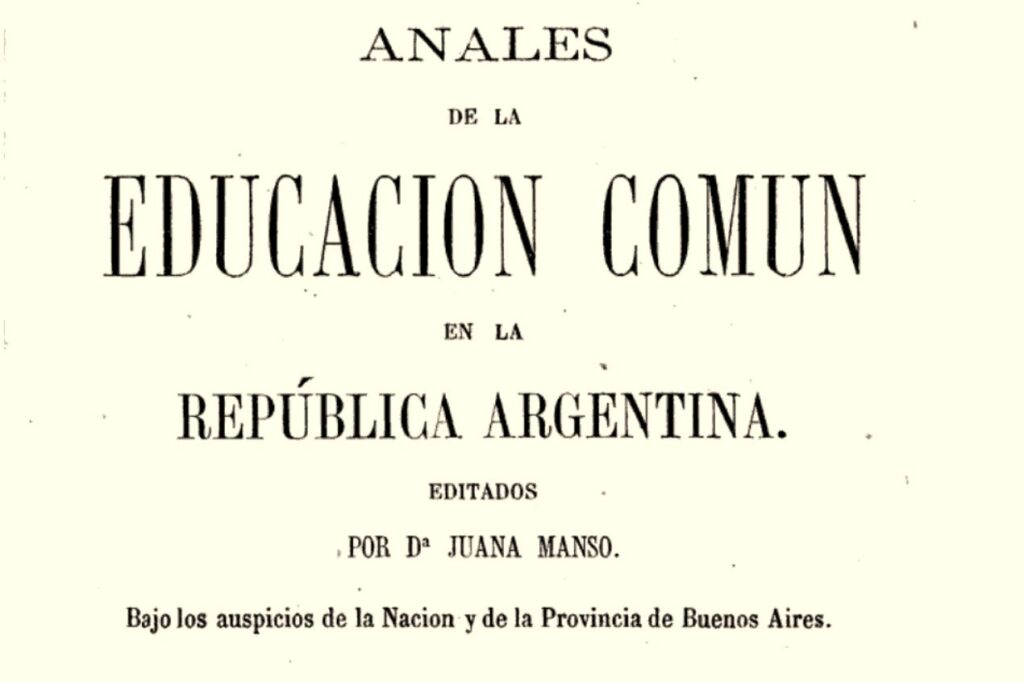Anales de la Educación Común editados por Juana Manso, 1875